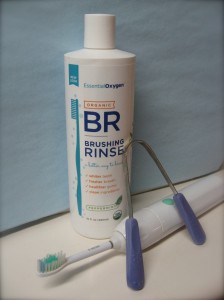 BR Rinse with brush and scraper